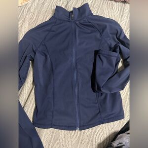 Navy Blue Full-Zip Jacket